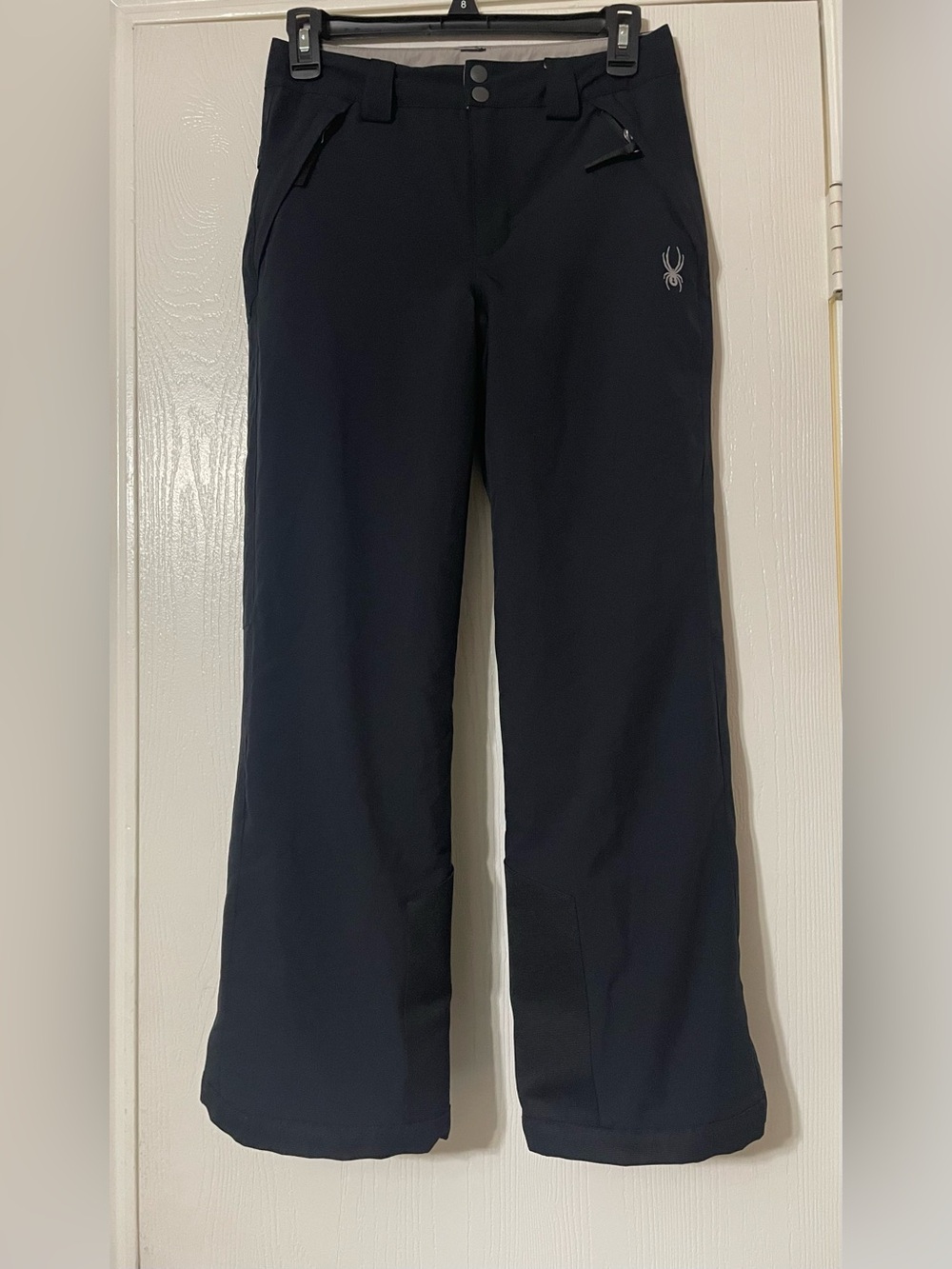 Spyder Kids Navy/Black Snow Pants with Reflective Logo